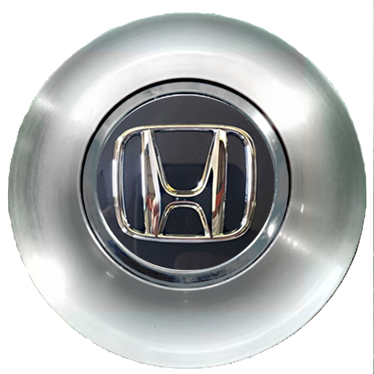 Honda Dark Charcoal Floating Center Caps Brushed
