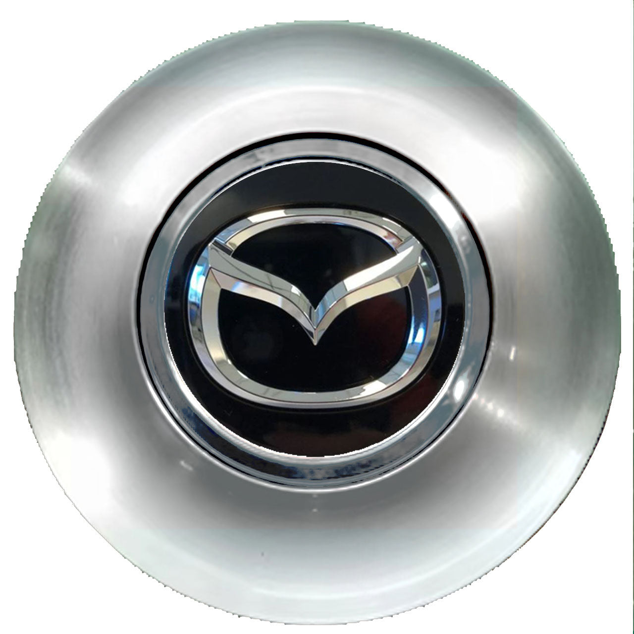 Mazda 2 Floating Center Caps Brushed