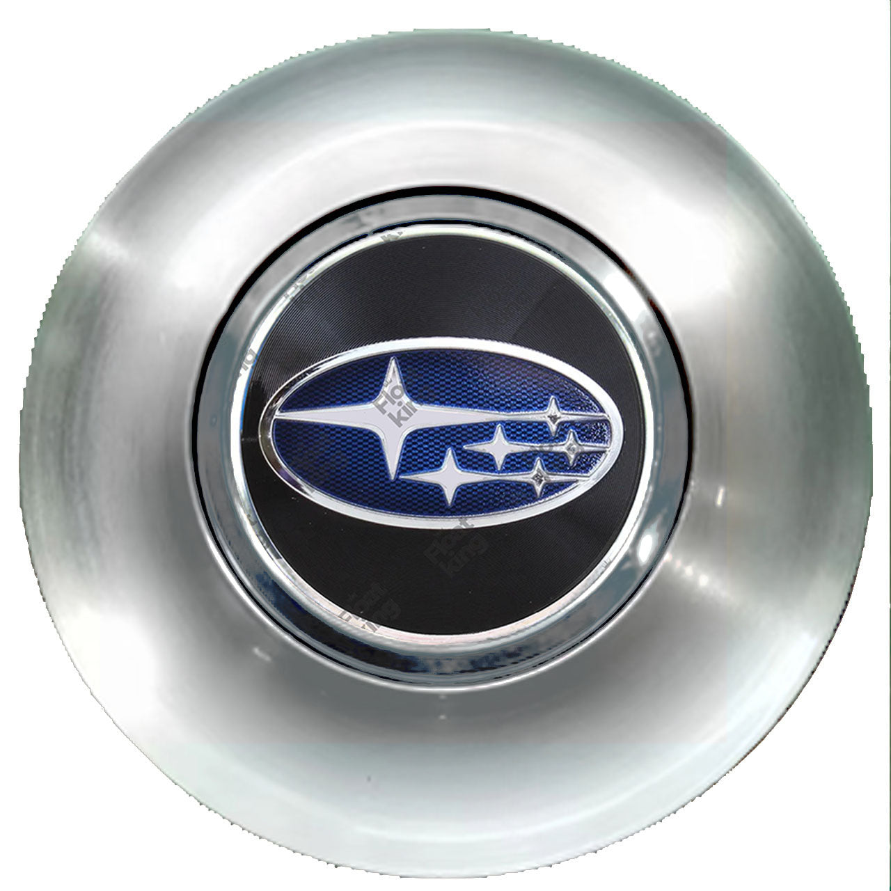 Subaru Floating Center Caps Brushed