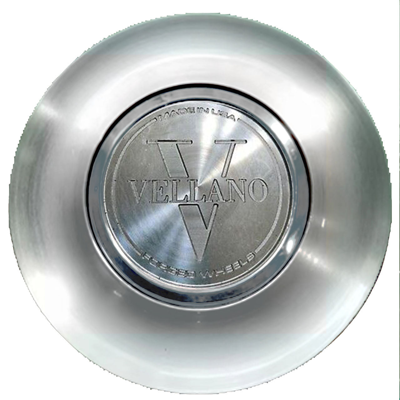Vellano Floating Center Caps Brushed