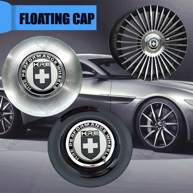 HRE Black Floating Center Cap