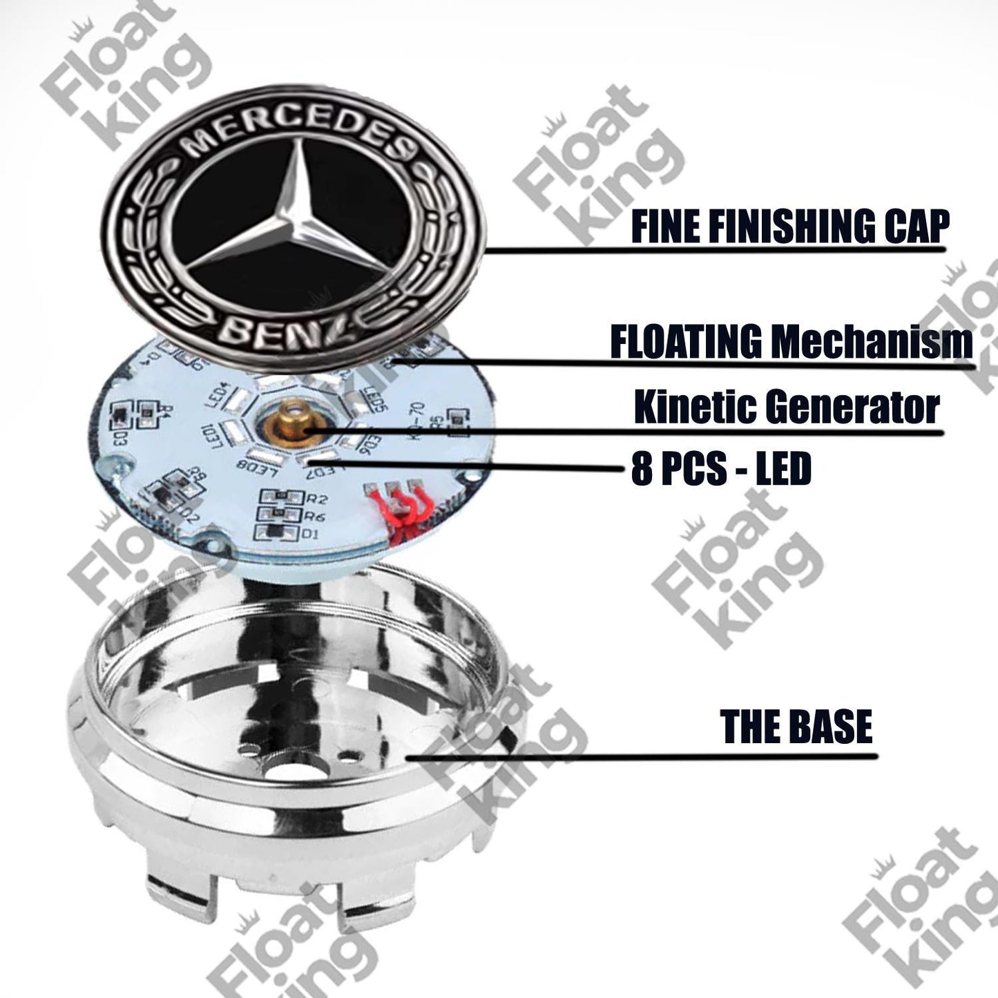 Mercedes Benz GLE & GLS Floating Center Caps Instructions