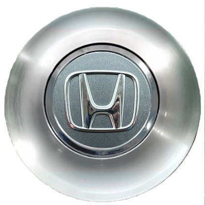 Honda Gray Floating Center Caps Brushed