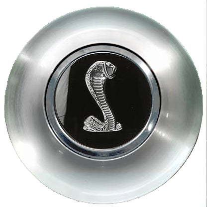 Ford Mustang Shelby Cobra Floating Center Caps Brushed