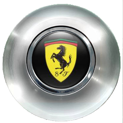 Ferrari Floating Center Caps Brushed