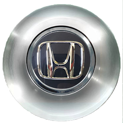 Honda Dark Charcoal Floating Center Caps Brushed