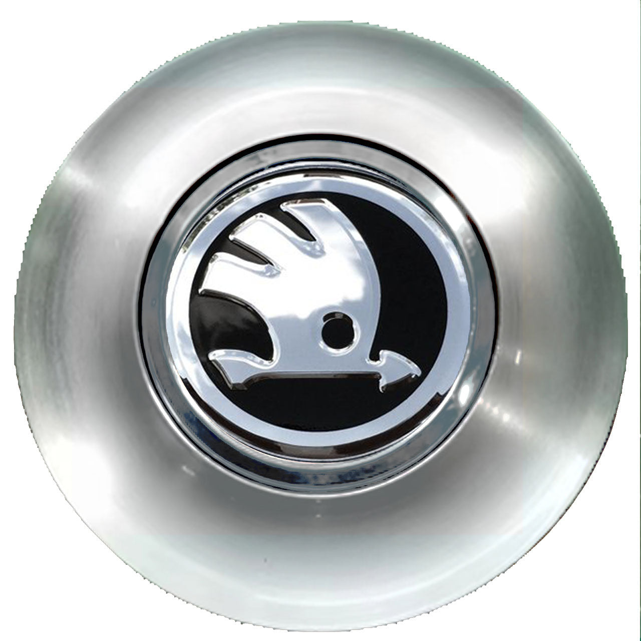 Skoda Floating Center Caps Brushed
