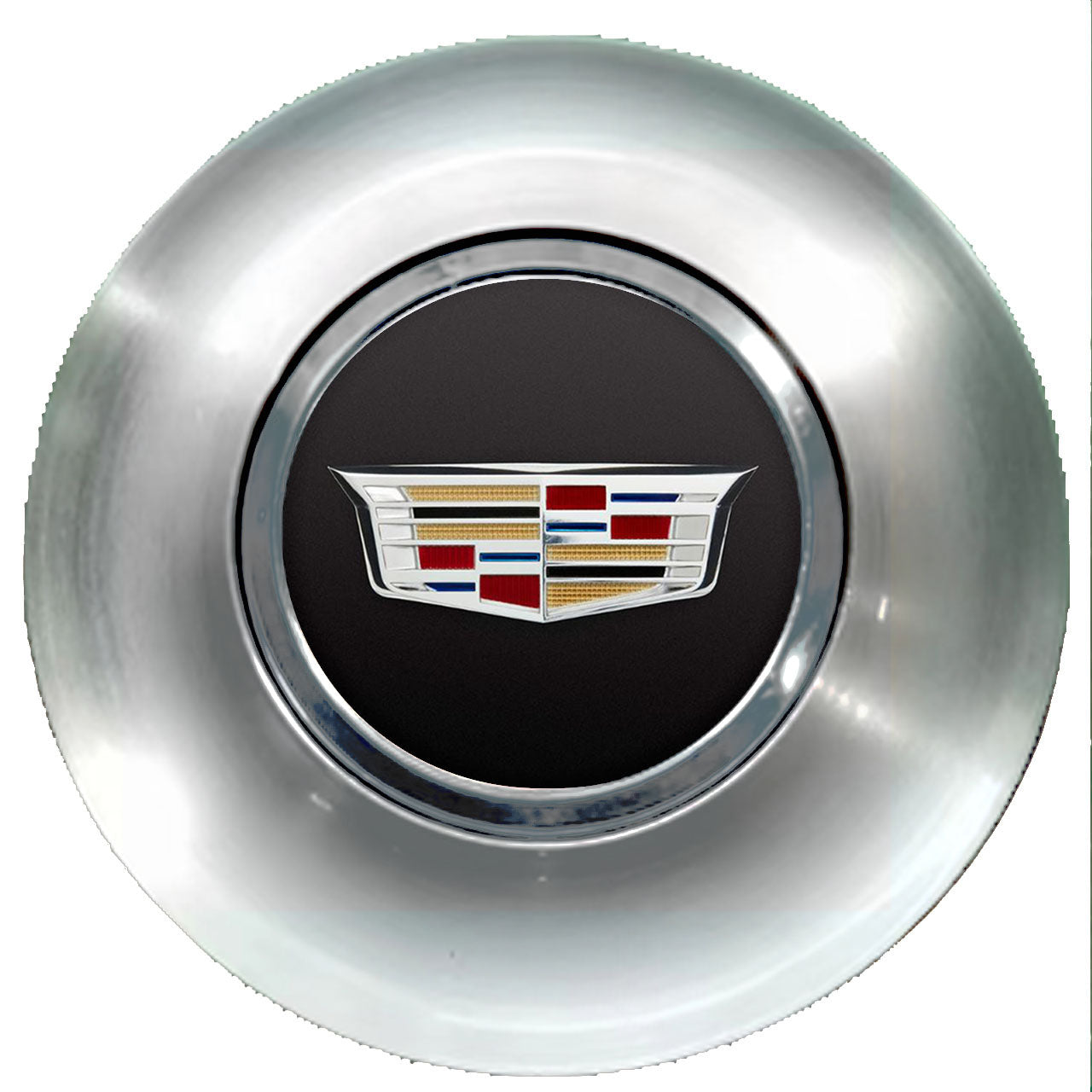 Cadillac Standard Floating Center Caps Brushed