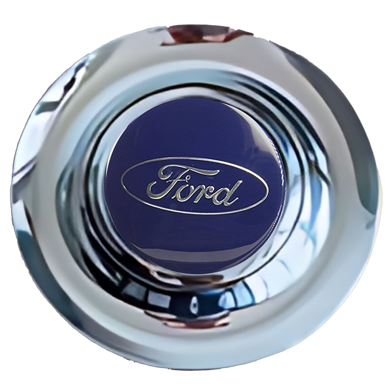 Ford BE8Z Floating Center Caps Chrome