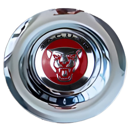 Jaguar Floating Center Caps Chrome