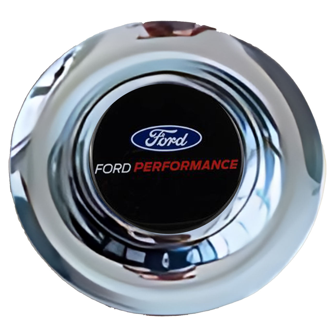 Ford Performance Floating Center Caps Chrome