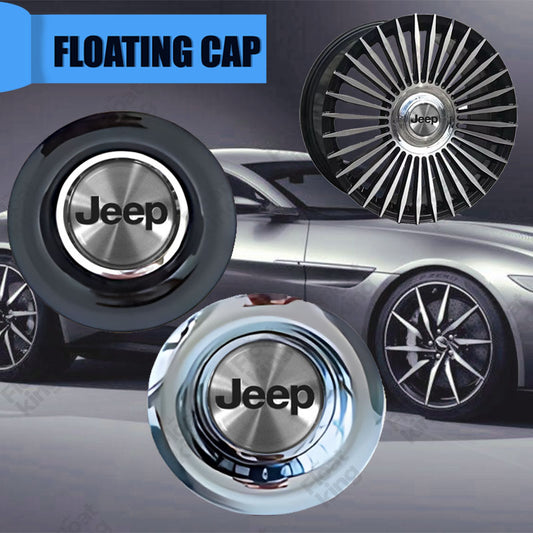 Jeep Silver Floating Center Cap