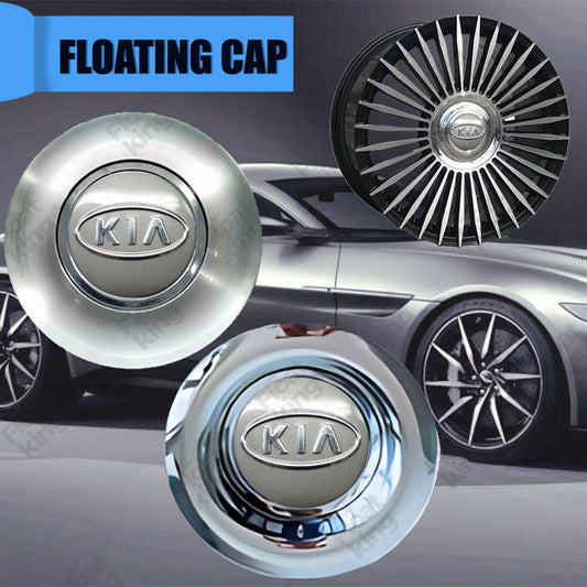 KIA Silver Floating Center Cap