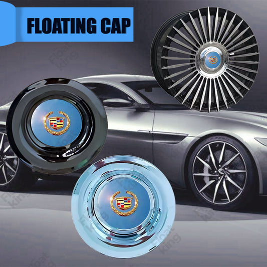 Cadillac Gold Oldschool Floating Center Cap