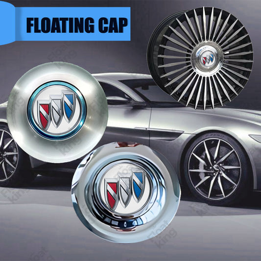 Buick White Floating Center Cap