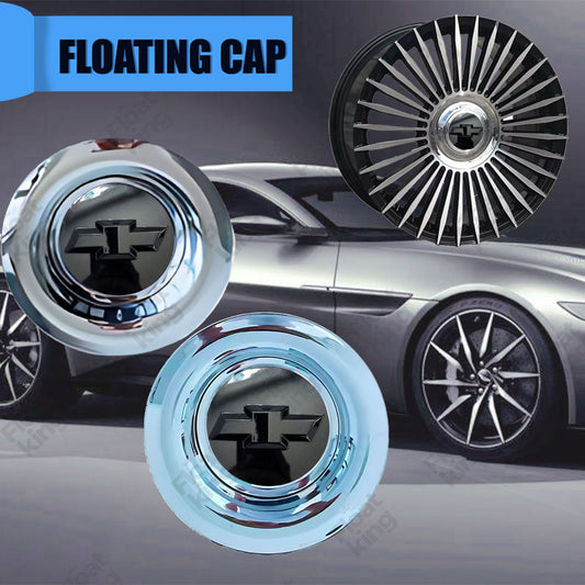 Chevrolet Black Bowtie Floating Center Cap