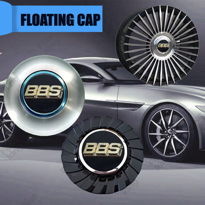 BBS Black & Gold Floating Center Cap