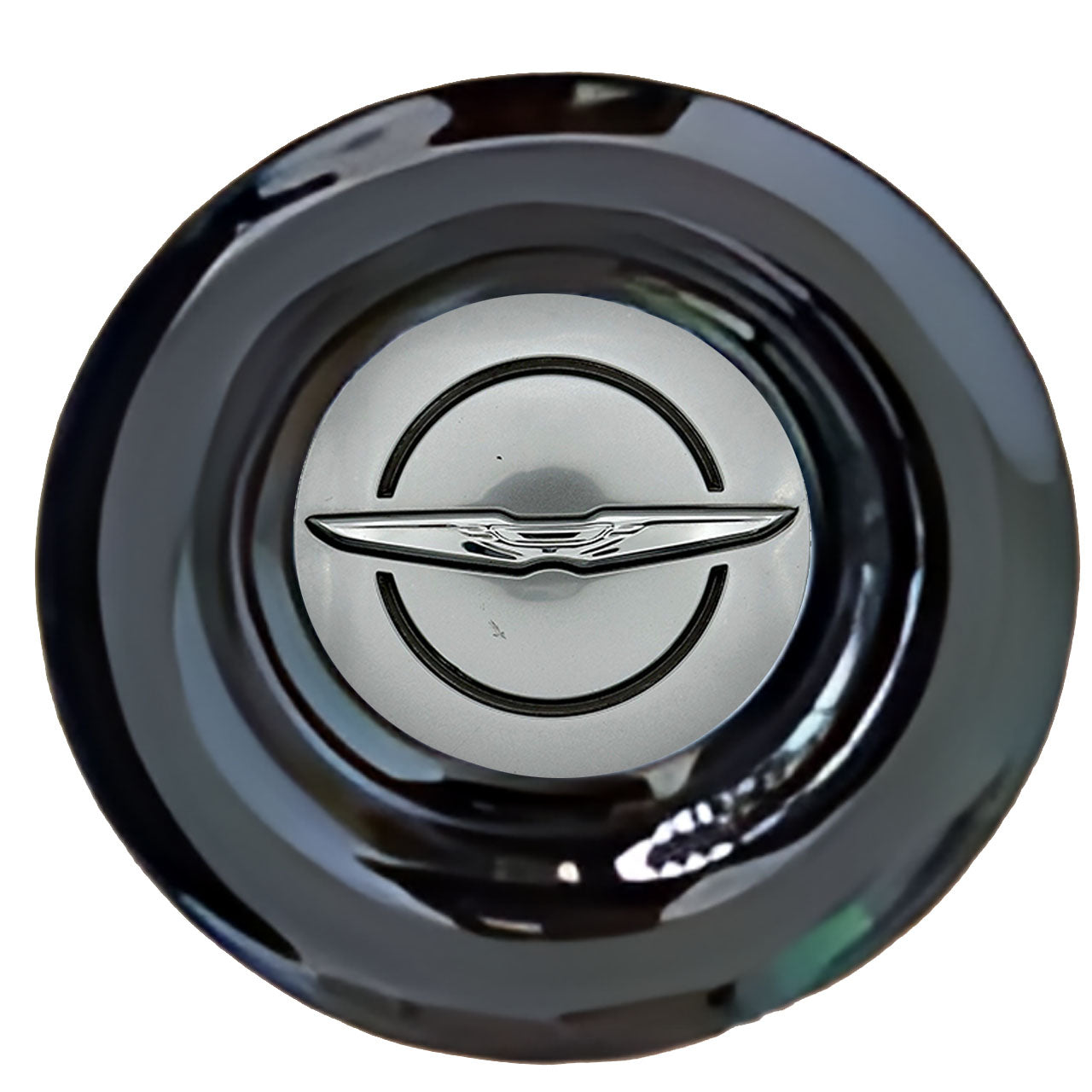 Chrysler Floating Center Caps Gloss Matt Black