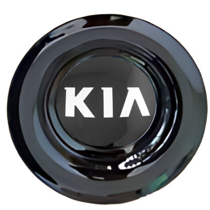 Kia Floating Center Caps Gloss Matt Black