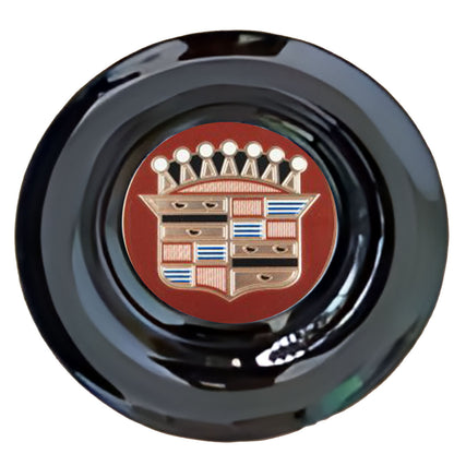 Cadillac Thundertaker Floating Center Caps Gloss Matt Black