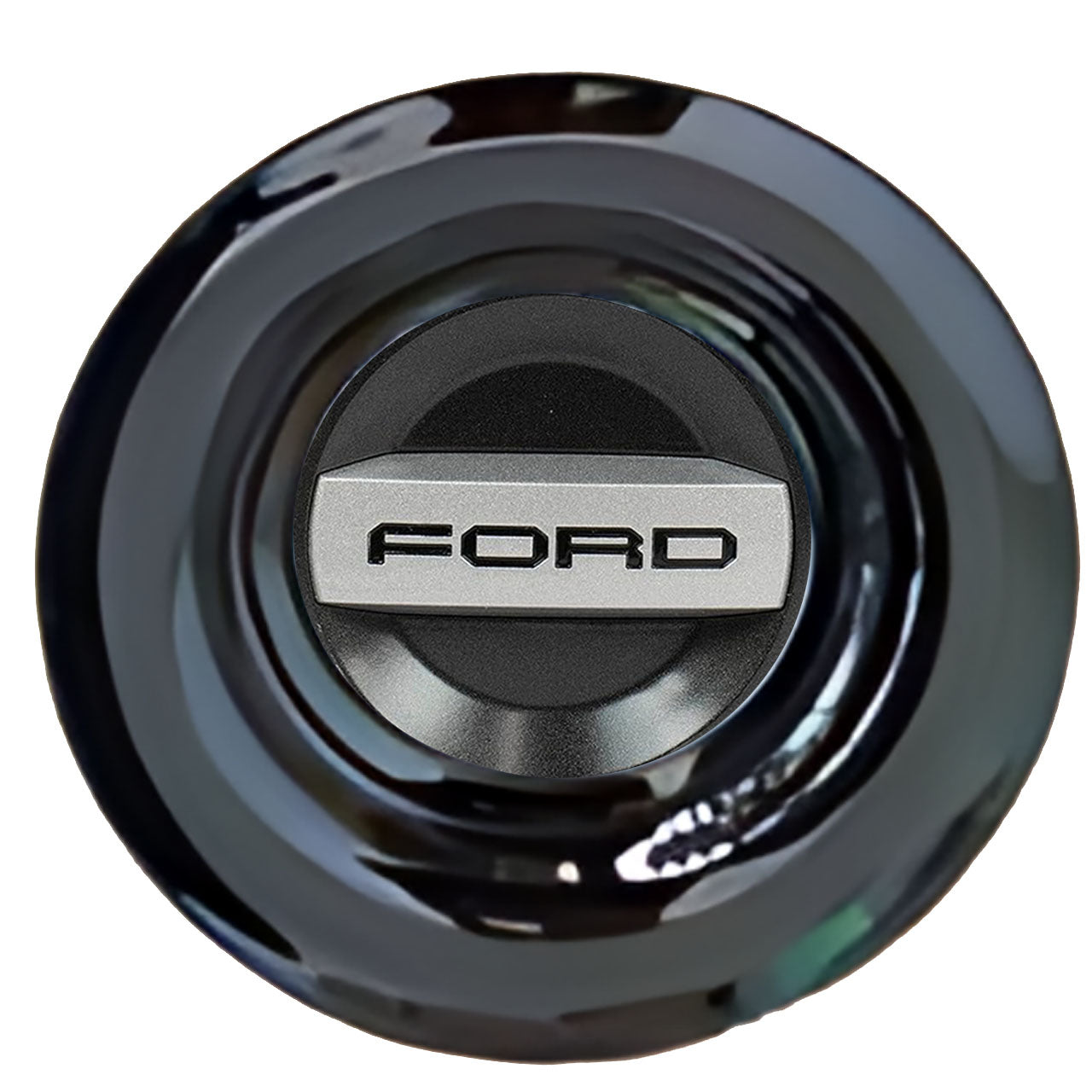 Ford F-150 OEM Floating Center Caps Gloss Matt Black