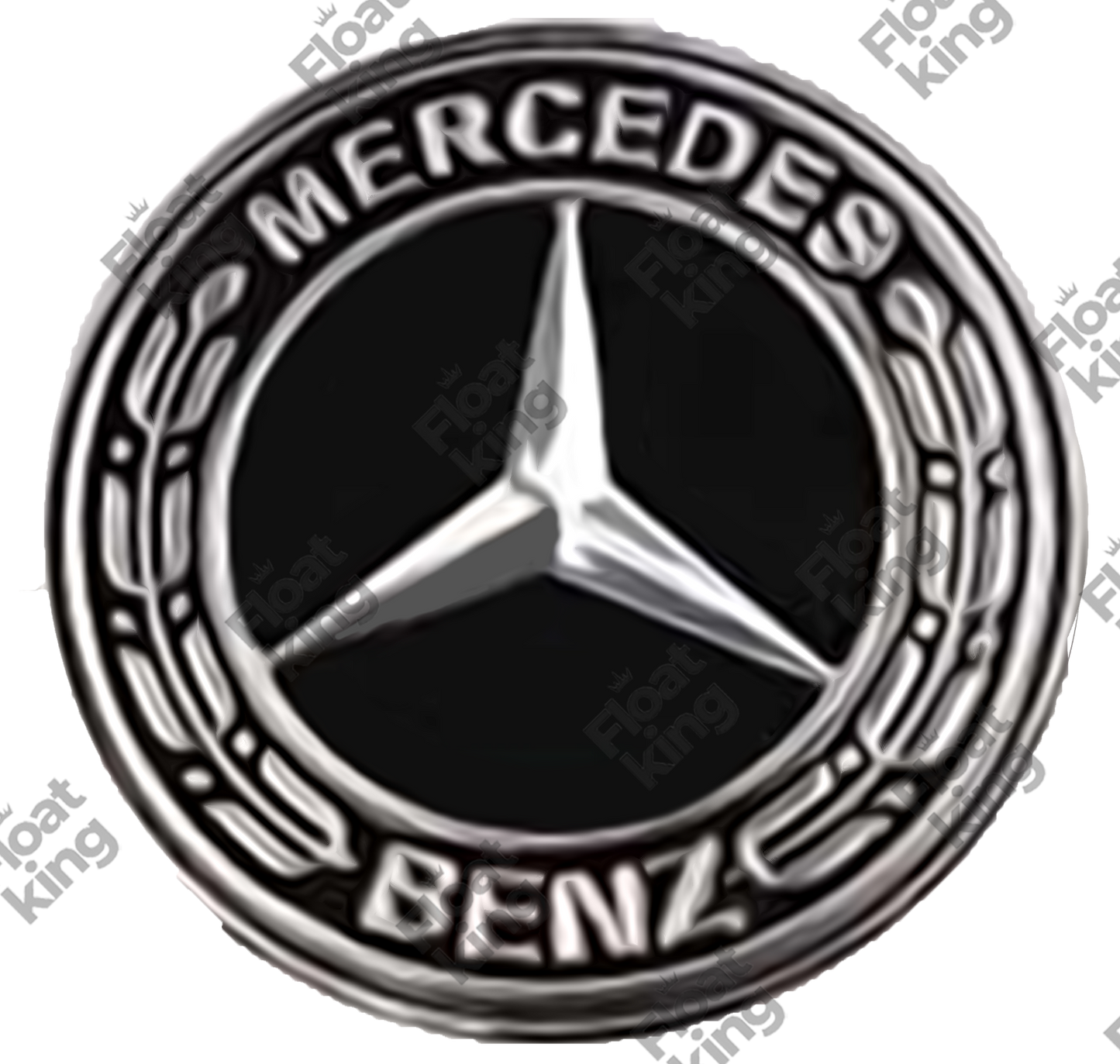 Mercedes Benz Floating Center Caps - 74.5mm -  1 Cap Zoom