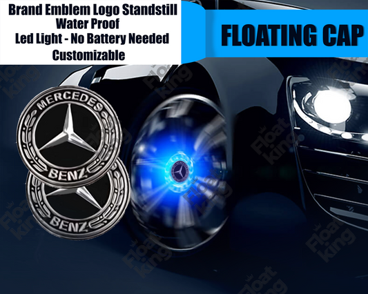 Mercedes Benz 2 Floating Center Caps