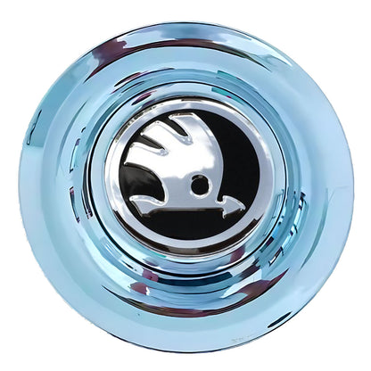 Skoda Floating Center Caps Polished