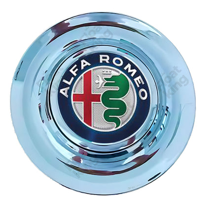 Alfa Romeo Floating Center Caps Polished