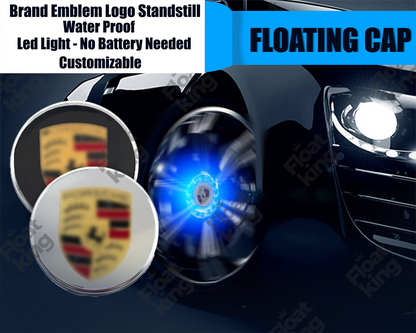 Porsche Macan Floating Center Caps  - How it looks on Wheels