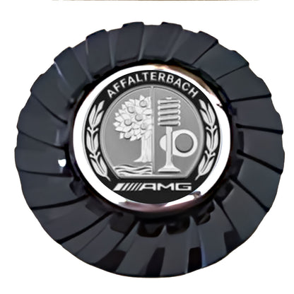 Mercedes Benz AMG Silver and Black  Floating Center Caps True Direction
