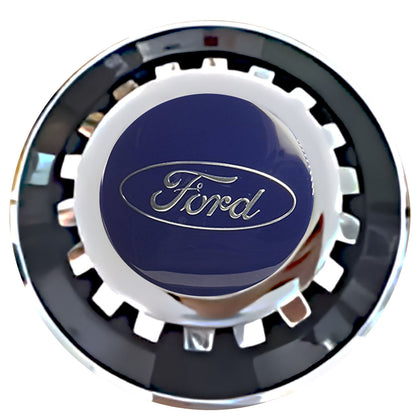 Ford BE8Z Floating Center Caps Black With Gear Shape Center