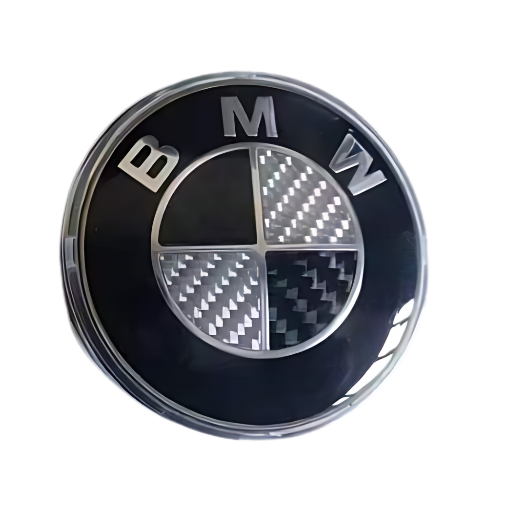 BMW Carbon Fiber 56mm Floating Center Caps carbon