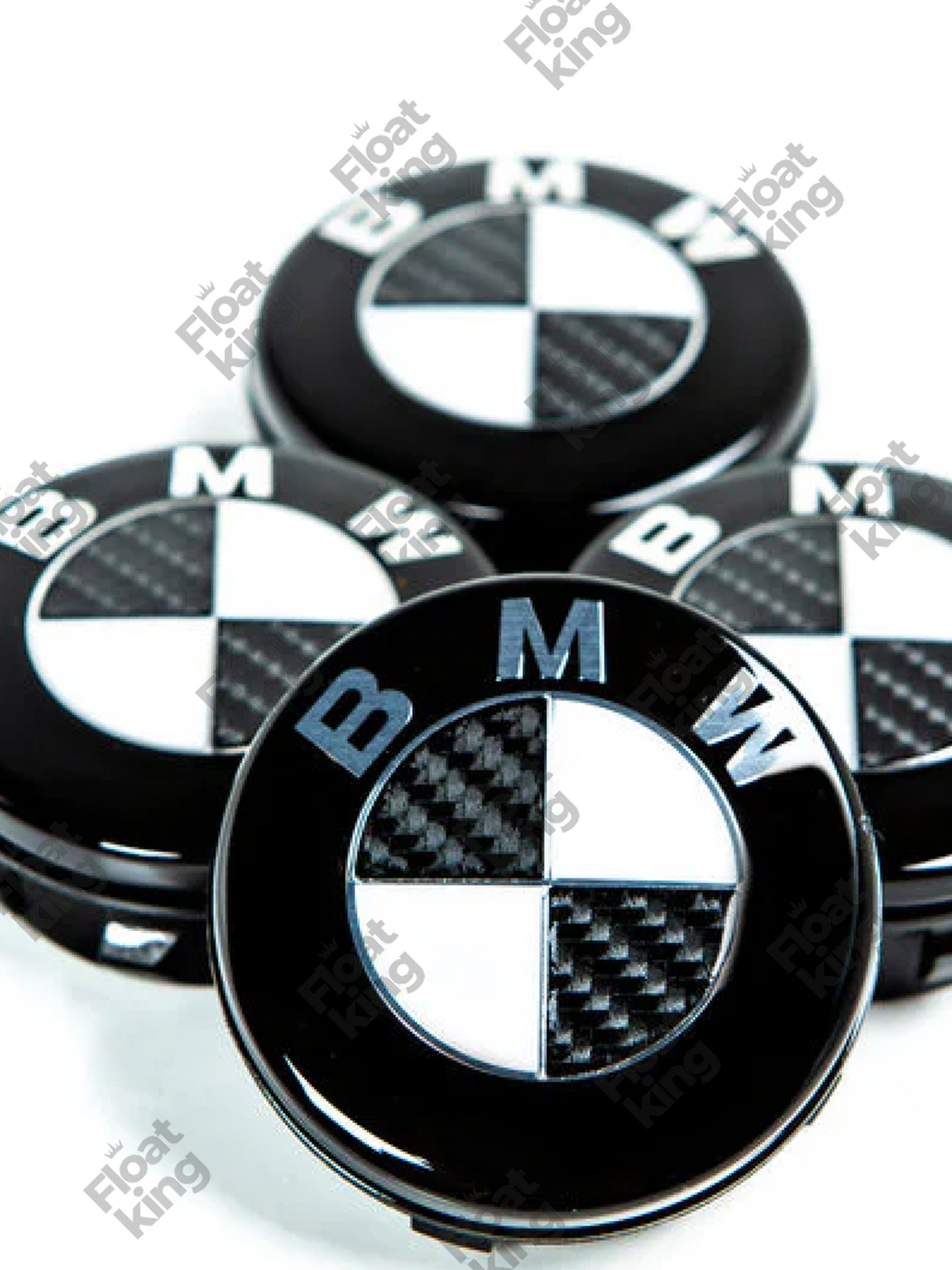 BMW Carbon Fiber 68mm Zoom 4 Caps
