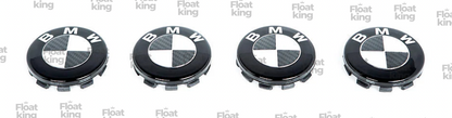 BMW Carbon Fiber 56mm Floating Center Caps 4 caps zoom out