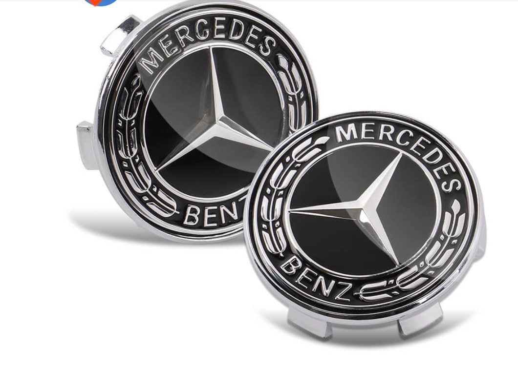 Mercedes-Maybach Floating Center Caps - 2 Caps