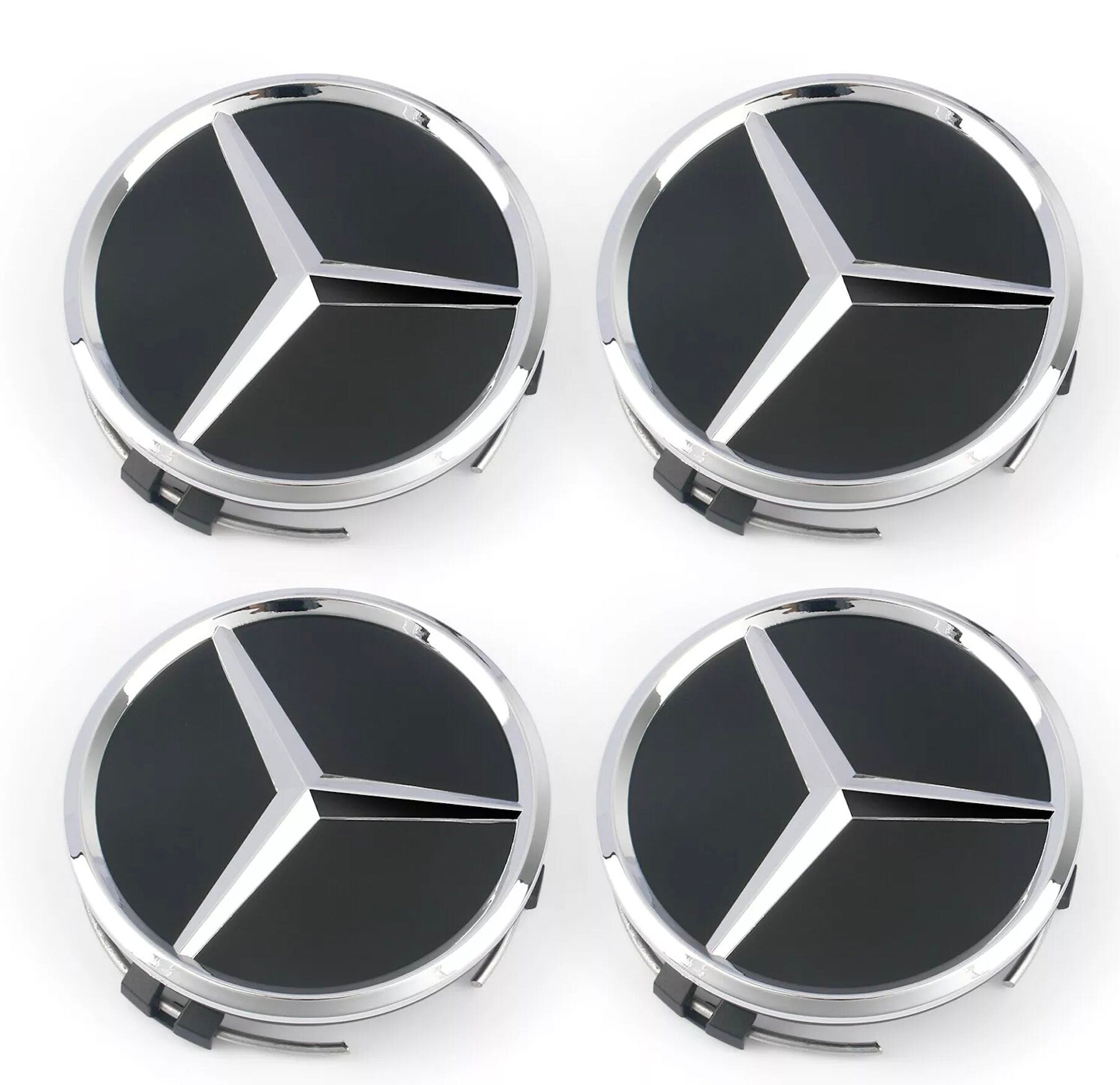 Mercedes-Maybach Floating Center Caps - 4 cups no Brand Name