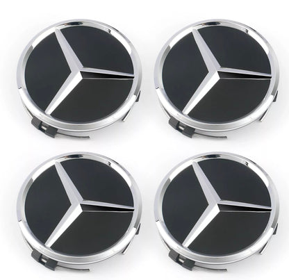 Mercedes-Maybach Floating Center Caps - 4 cups no Brand Name