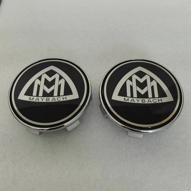 RARE Floating Mercedes Benz MIRROR 75mm Maybach Wheel Center Cap Hub Rim Logo Emblem Multiple Styles! (LED options) Free shipping (4pcs).