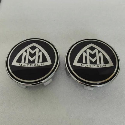 RARE Floating Mercedes Benz MIRROR 75mm Maybach Wheel Center Cap Hub Rim Logo Emblem Multiple Styles! (LED options) Free shipping (4pcs).