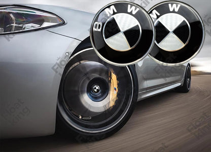BMW Carbon Fiber Floating Center Caps – 68mm & 56mm