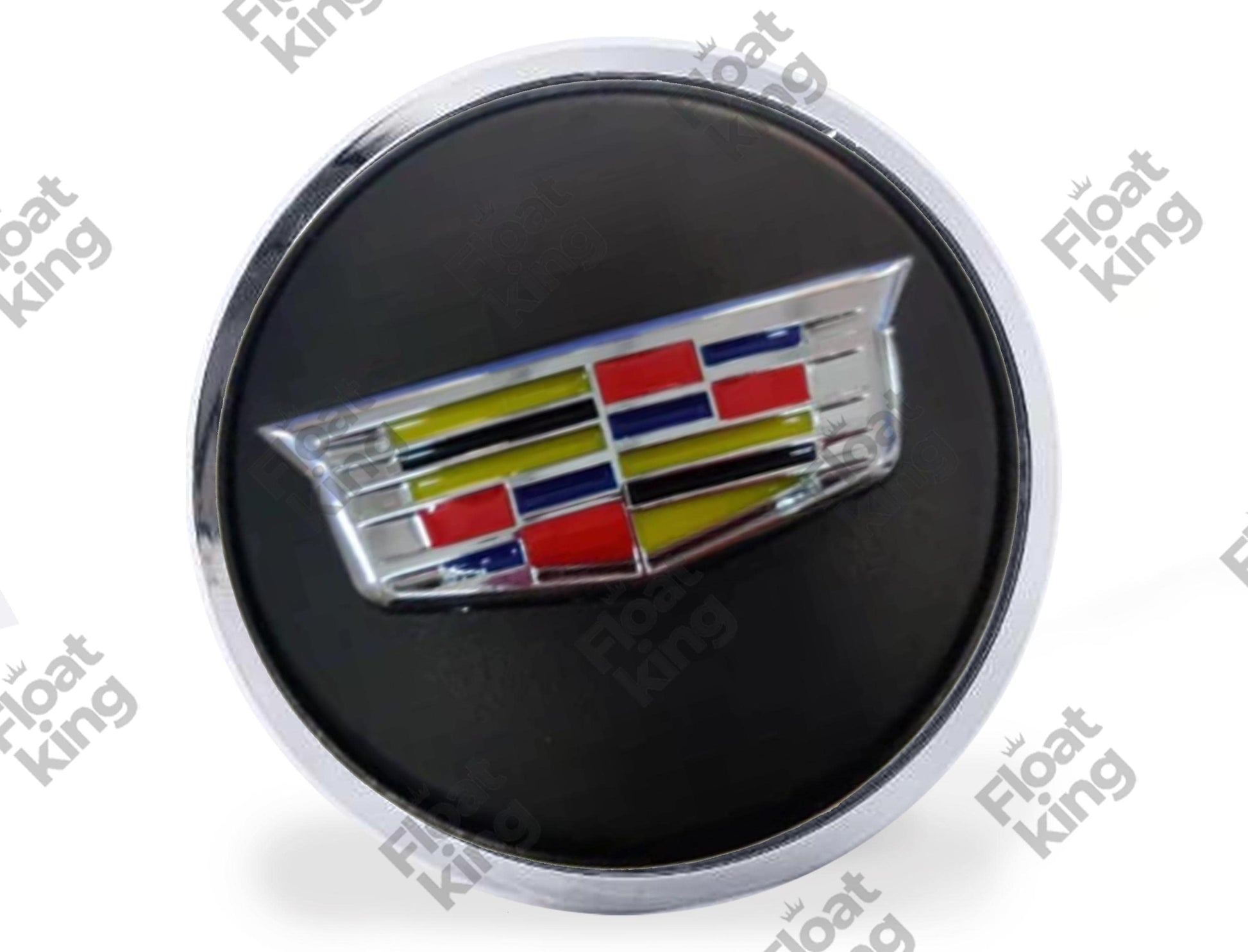 Cadillac Floating Center Caps - 1 Black Cap