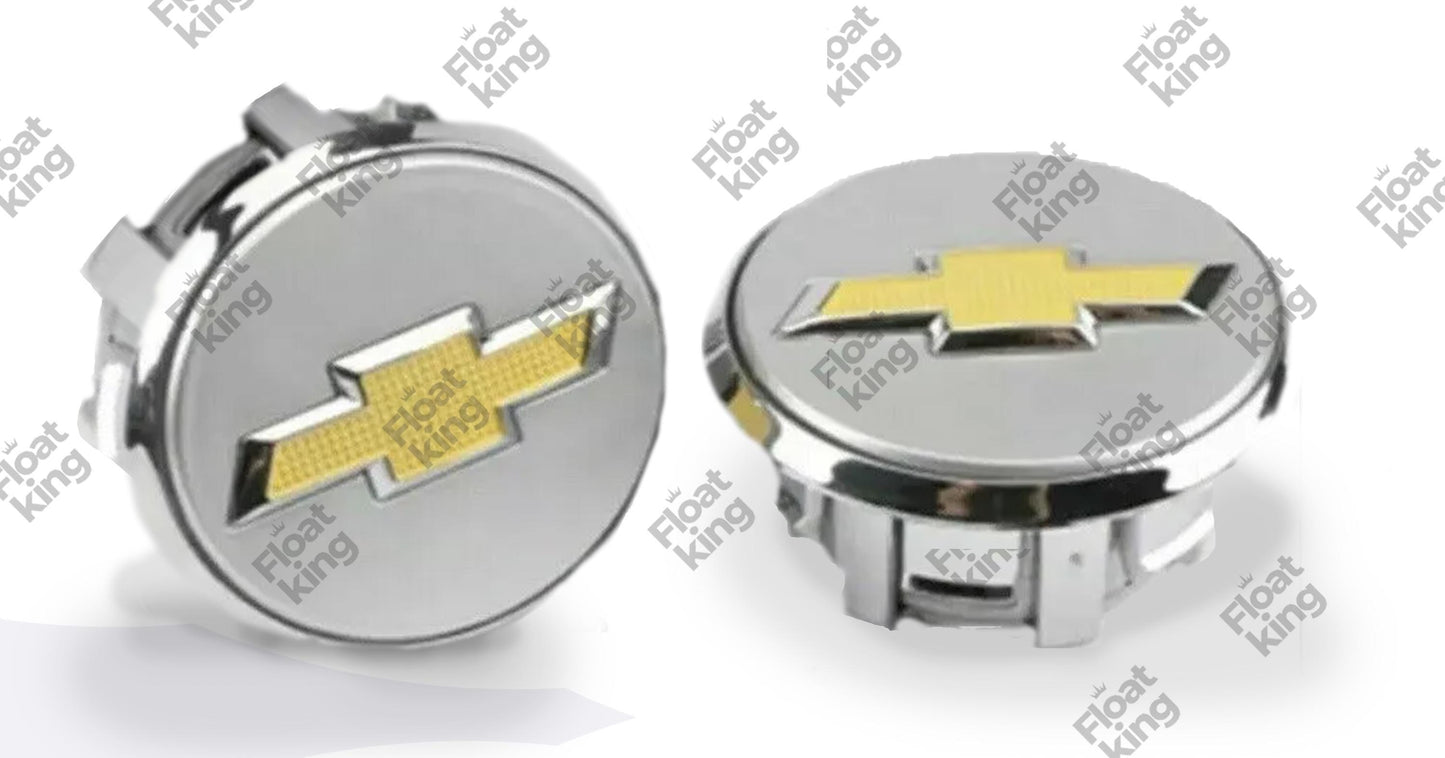 Chevrolet Floating Center Caps – Stock - 2 Caps Silver