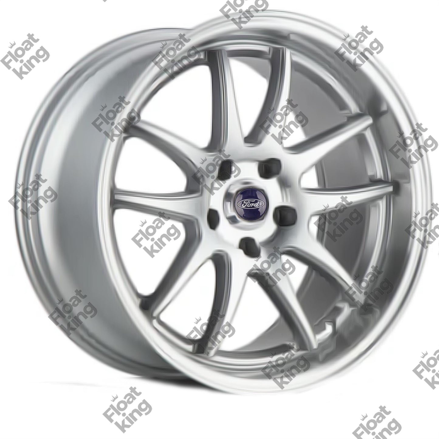 Ford Taurus & Mondeo Floating Center Caps - How it looks on Rim