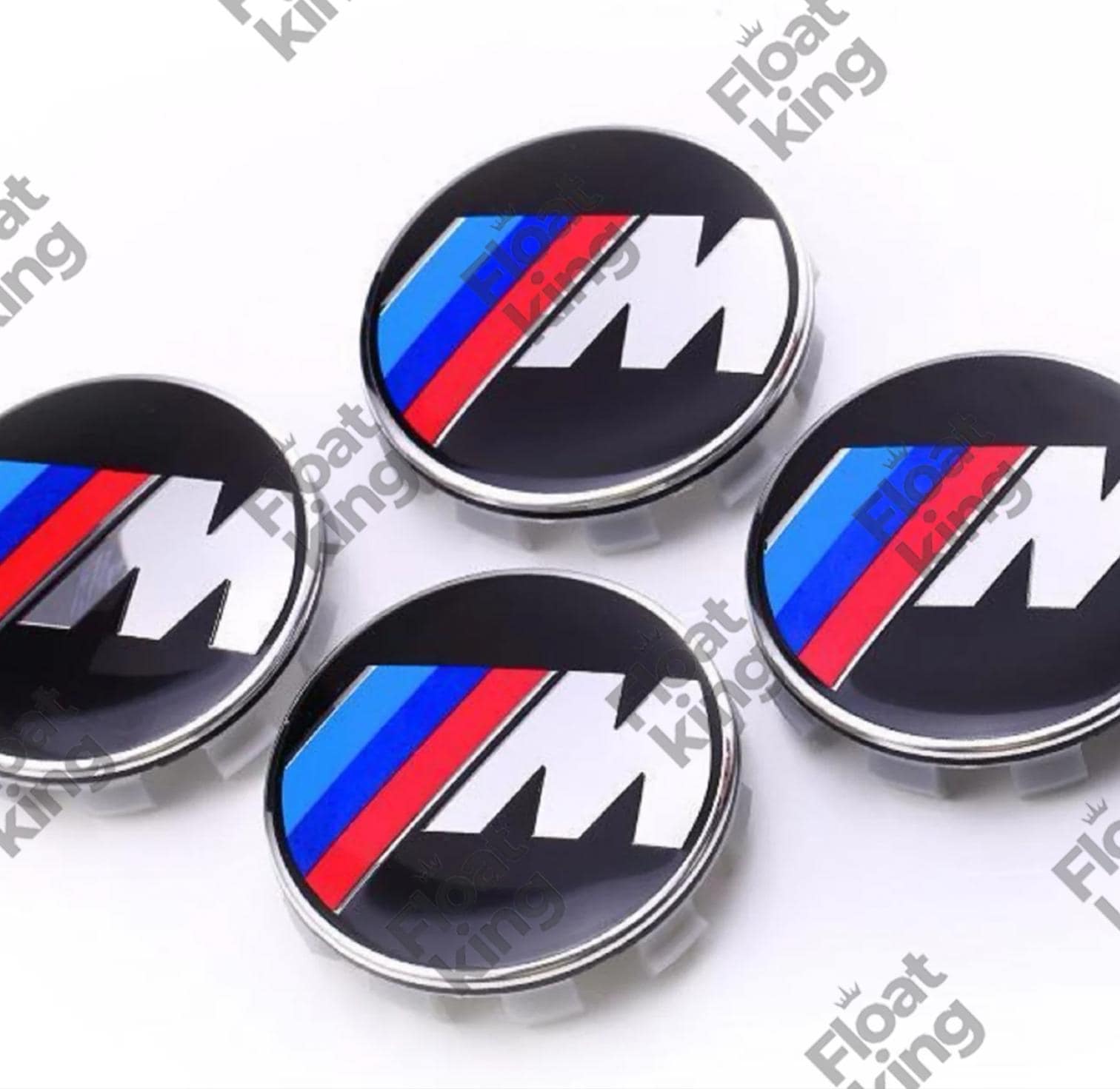 Floating BMW M-Series Emblem 4pcs Center Caps - Premium Quality 56mm 68mm Wheel Hubs, Perfect Fit, Multiple Colors, Free Shipping!.