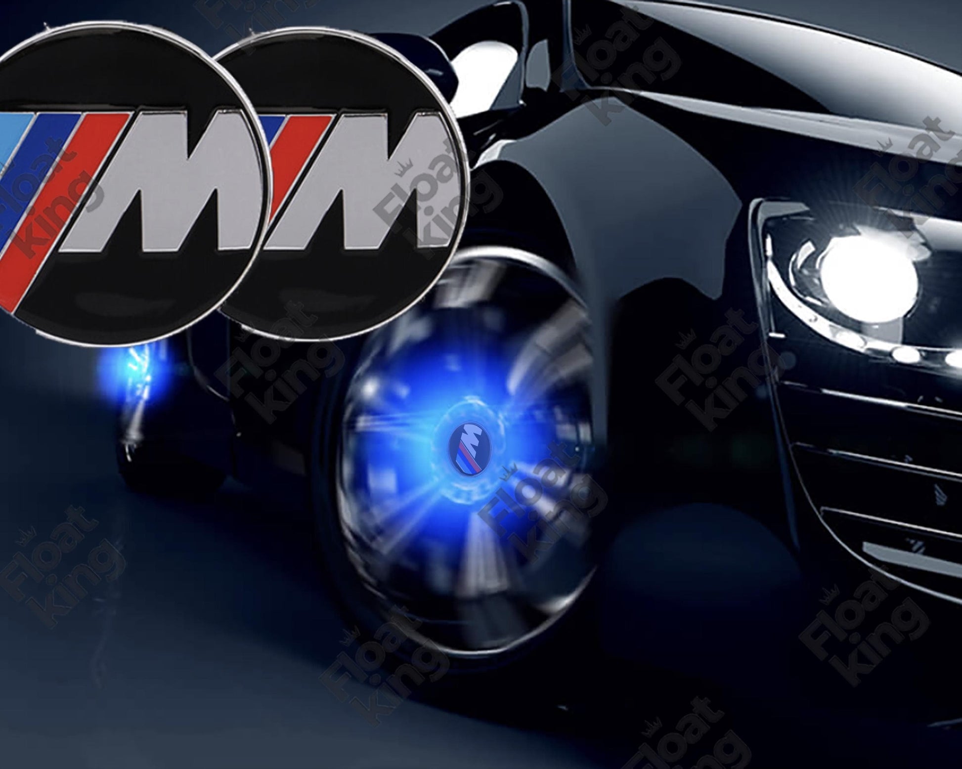 Floating BMW M-Series Emblem 4pcs Center Caps - Premium Quality 56mm 68mm Wheel Hubs, Perfect Fit, Multiple Colors, Free Shipping!.