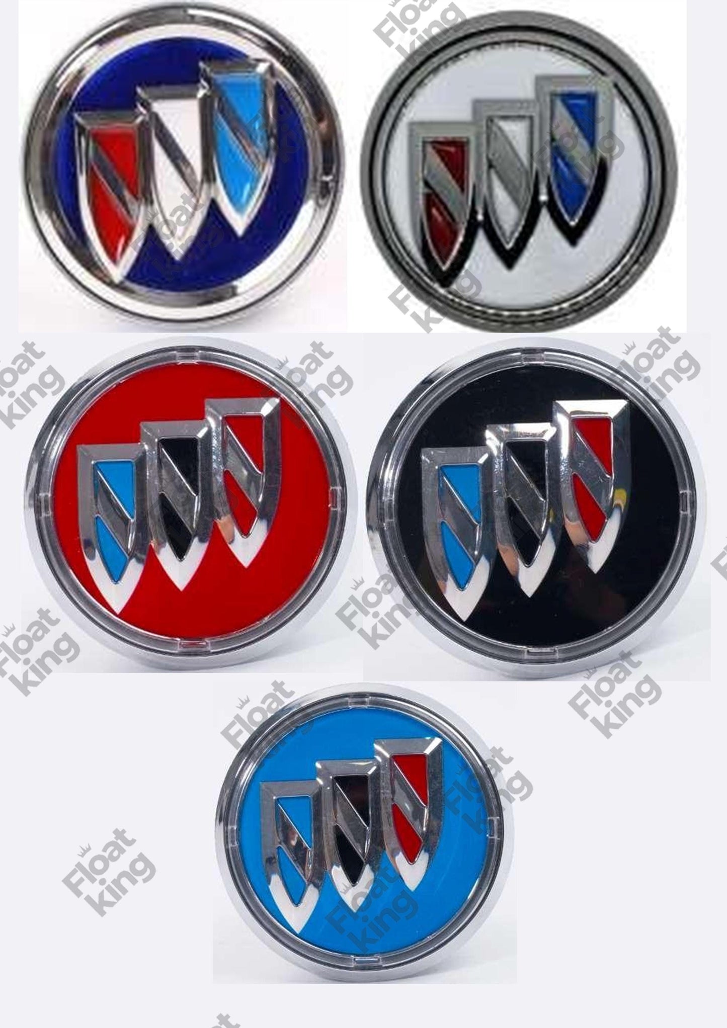 Buick Floating Center Caps - 5 Caps