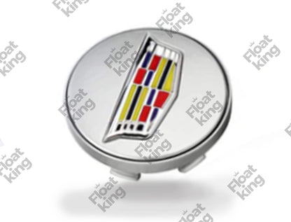 Cadillac Floating Center Caps - 1 White Cap